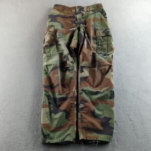 Vintage 90s US Military Pants Mens 30x30 Woodland Camo BDU Combat Cargo Ripstop